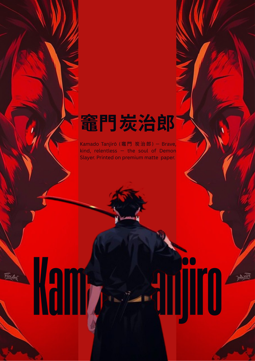 KAMADO TANJIRO, A4 SIZE POSTER