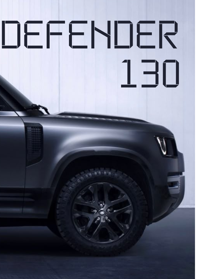 LAND ROVER DEFENDER 130 POSTER